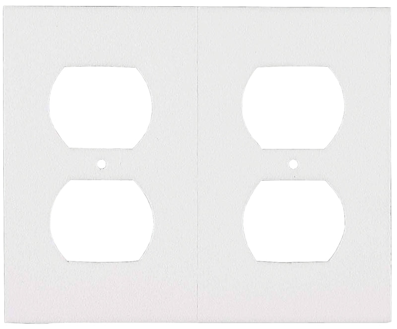 M-D 87916 Series Wallplate Sealer, For: Standard Size Outlet Plates, Foam, White