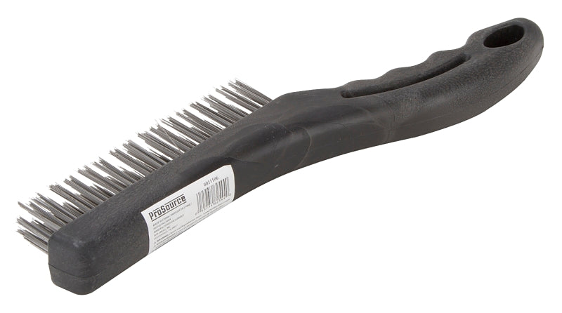 ProSource SJ3134 Wire Brush, Metallic Bristle, 3/4 in W Brush, 9-3/4 in OAL