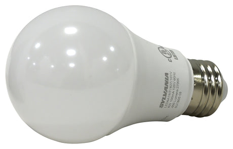 Sylvania 74079 LED Bulb, 450 Lumens, 6 W, A19 Lamp, 40 W Equivalent, E26 Lamp Base, Frosted, Warm White