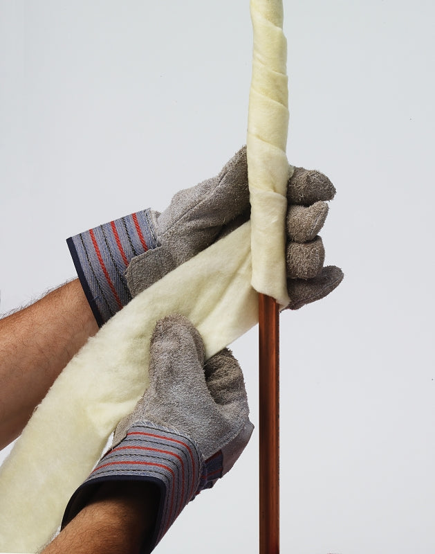 Frost King SP41X Pipe Wrap Kit, 25 ft L, 3 in W, 1/2 in Thick, 1.6 R-Value, Fiberglass