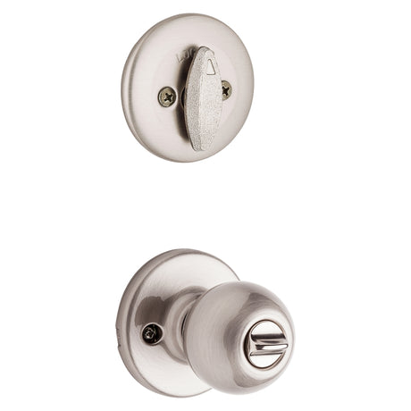 Kwikset 690P 15CP6ALRCSK6 Combination Lockset, Knob Handle, Polo Design, Satin Nickel, 3 Grade