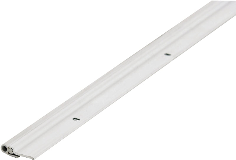 M-D 69923 Jamb Weatherstrip Kit, 7/8 in W, 1/4 in Thick, Aluminum/Vinyl, White