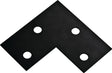 National Hardware 1176BC Series N351-506 Corner Brace, 6 in L, 3 in W, 6 in H, Steel, Powder-Coated, 1/8 Thick Material