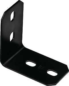 National Hardware 1156BC Series N351-500 Corner Brace, 4.9 in L, 3 in W, 4.9 in H, Steel, 1/8 Thick Material