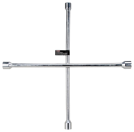 ProSource JL-AT-TGCW10133L Lug Wrench, Hex Socket, 17, 19, 21 and 23 mm Socket, 20 in L, Carbon Steel, Chrome