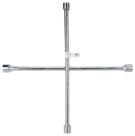 ProSource JL-AT-TGCW10133L Lug Wrench, Hex Socket, 17, 19, 21 and 23 mm Socket, 20 in L, Carbon Steel, Chrome