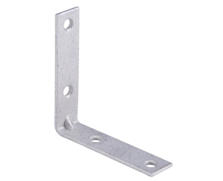 ProSource CB-G025-C4PS Corner Brace, 2-1/2 in L, 2-1/2 in W, 5/8 in H, Galvanized Steel, Galvanized, 2 mm Thick Material