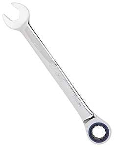 Vulcan PG15MM Combination Wrench, Metric, 15 mm Head, Chrome Vanadium Steel, Polished Mirror
