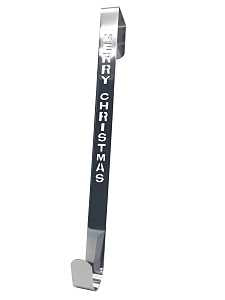 Hometown Holidays 12601 Merry Christmas Wreath Hanger, Metal, Over the Door Mounting, Pack of 24
