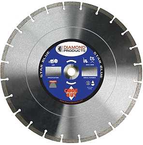Diamond Products 85261 Circular Saw Blade, 14 in Dia, Universal Arbor, Diamond Cutting Edge