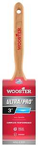Wooster 4175-3 Paint Brush, 3 in W, 3-3/16 in L Bristle, Nylon/Polyester Bristle, Flat Sash Handle
