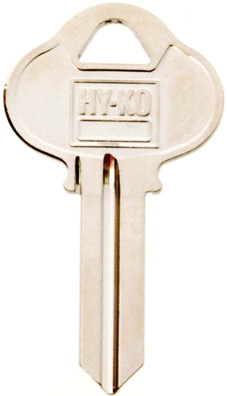 Hy-Ko 11010S1 Key Blank, Brass, Nickel, For: Sargent Cabinet, House Locks and Padlocks, S1 Key Number, Pack of 10
