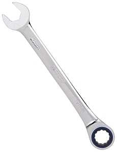 Vulcan PG19MM Combination Wrench, Metric, 19 mm Head, Chrome Vanadium Steel, Polished Mirror