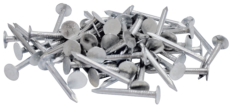 ProFIT 0069158 Hand Drive Roofing Nail, 2-1/2 in L, Flat Head, 11 ga, Steel