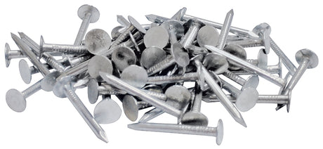 ProFIT 0069158 Hand Drive Roofing Nail, 2-1/2 in L, Flat Head, 11 ga, Steel