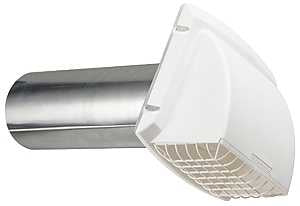 Dundas Jafine ProMax PMH4WZW Exhaust Hood, Polypropylene Hood, White Hood, 6-1/4 in W Hood, 4-1/4 in D Hood, 7 in H Hood