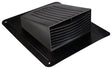 Dundas Jafine RL4PZW Roof Exhaust Cap, 4 in Duct, Co-Polymer, Black