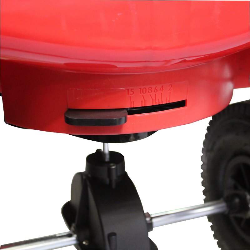 Chapin 81000A Residential Turf Spreader, 80 lb, Steel Frame, Poly Hopper, Pneumatic Wheel