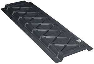 ProVent UPV14480/1448050 Roof Ventilator, 48 in OAL, 14 in OAW, 15 sq-in Net Free Ventilating Area, Plastic, Black, Pack of 50