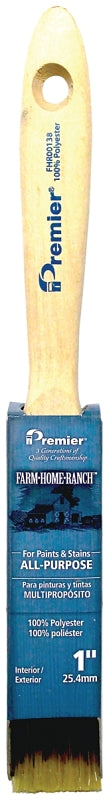 Premier FHR00138 Paint Brush, 1 in W, Polyester Bristle