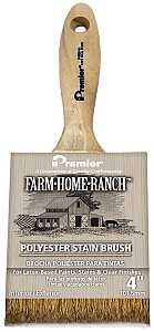 Premier Farm Home Ranch FHR00143 Stain Brush, Gold/Polyester Bristle