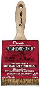 Premier Farm Home Ranch FHR00144 Stain Brush, White China Bristle