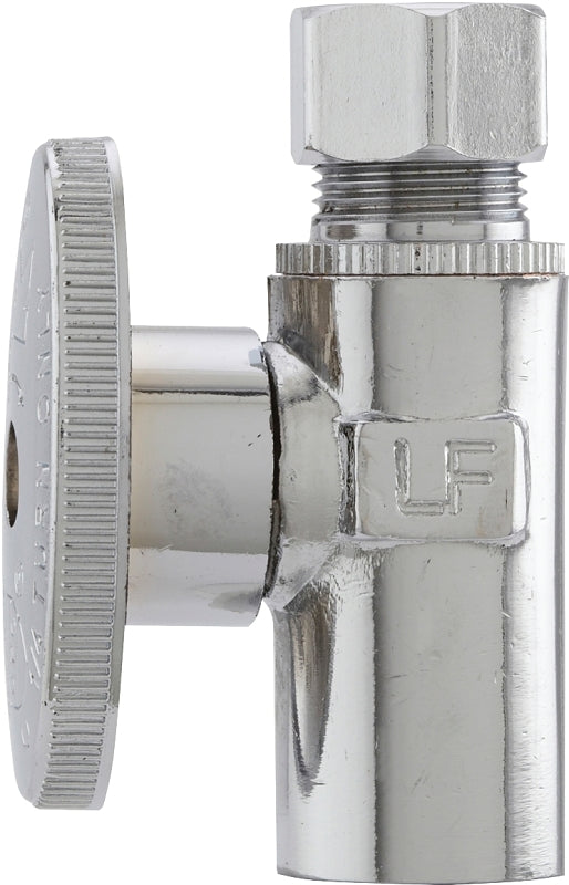 Plumb Pak PP62PCLF Shut-Off Valve, 1/2 x 3/8 in Connection, Sweat x Compression