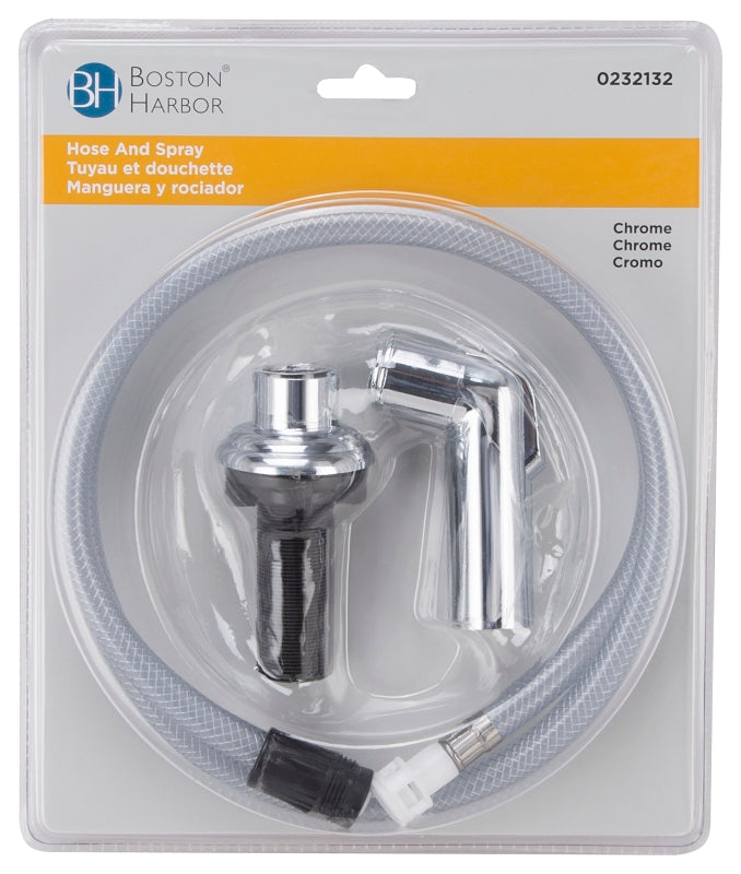 Boston Harbor H Series TQ503002NCP Hose/Spray, 13/16-16 UN Connection, Quick Connector Hose End, FIP Sprayer End