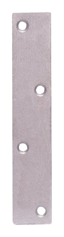 ProSource MP-Z06-01PS Mending Plate, 6 in L, 1-1/8 in W, Steel, Galvanized, Screw Mounting, Pack of 5