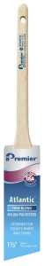 Premier Atlantic 17321 Paint Brush, 1-1/2 in W, 2-3/16 in L Bristle, Nylon/Polyester Bristle