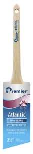 Premier Atlantic 17323 Paint Brush, 2-1/2 in W, 2-11/16 in L Bristle, Nylon/Polyester Bristle
