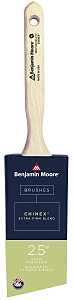 Benjamin Moore U61625-017 Paint Brush, Extra-Firm Brush, 2-15/16 in L Bristle, Chinex Bristle, Angle Sash Handle