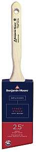 Benjamin Moore U60725-017 Paint Brush, Soft Brush, 2-15/16 in L Bristle, Nylon/Tynex Bristle, Angle Sash Handle