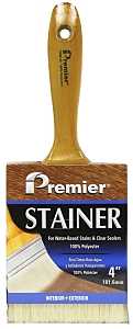 BRUSH STAIN POLYESTER FLAT 4IN