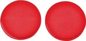 Hy-Ko CDRF-4R Carded Reflector, Press-On Mounting, 9.63 in L Post, Red Reflector