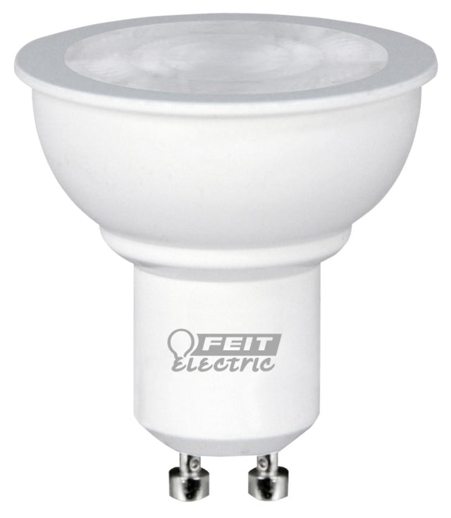 Feit Electric BPMR16GU10/500/93 LED Lamp, Track/Recessed, 450 Lumens, 6 W, MR16 Lamp, 50 W Equivalent, GU10 Lamp Base