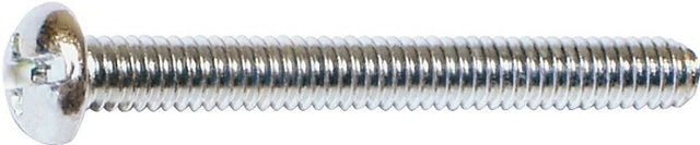 Midwest Fastener 07668 Machine Screw, #8-32 Thread, Coarse Thread, Round Head, Combo Drive, Steel, Zinc, 100 PK