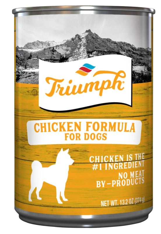 Triumph 6600391 Dog Food, Chicken Flavor, 14 oz Can