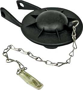 ProSource PMB-185-3L Toilet Tank Flapper, Specifications: 3 in, Black
