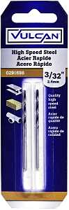 Vulcan 230351OR Jobber Drill Bit, 3/32 in Dia, 2-1/4 in OAL, Straight Shank