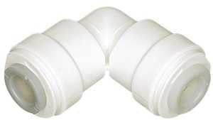 Watts PL-3002 Tube Elbow, 1/4 in, OD x OD, 90 deg Angle, Plastic, 150 psi