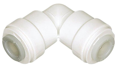 Watts PL-3002 Tube Elbow, 1/4 in, OD x OD, 90 deg Angle, Plastic, 150 psi