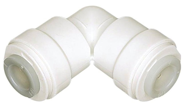 Watts PL-3002 Tube Elbow, 1/4 in, OD x OD, 90 deg Angle, Plastic, 150 psi