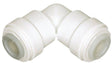 Watts PL-3032 Tube Elbow, 1/2 in, 90 deg Angle, Plastic, 150 psi Pressure