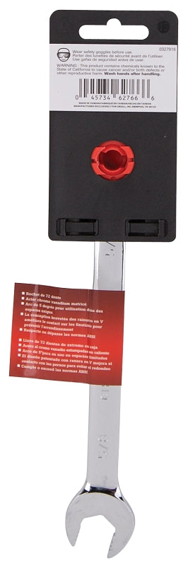 Vulcan PG5/8 Combination Wrench, SAE, 5/8 in Head, Chrome Vanadium Steel, Polished Mirror