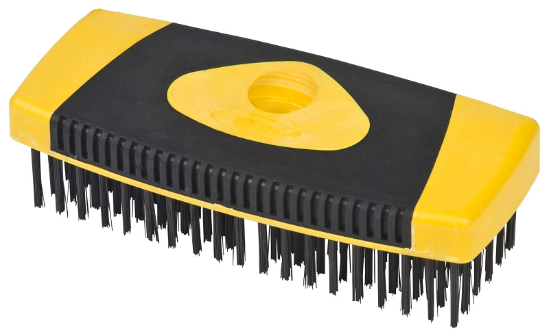 Hyde 46809 Scrub Brush, 1-1/4 in L Trim, 6-5/8 in W Brush