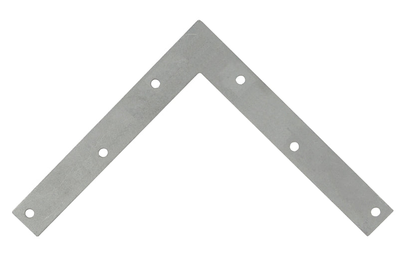 ProSource FC-G08-01PS Corner Brace, 8 in L, 8 in W, 1 in H, Galvanized Steel, Galvanized, 2 mm Thick Material, Pack of 5