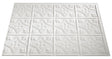 Fasade Traditional Series PB5001 Wall Tile, 18 in L Tile, 24 in W Tile, PVC, Matte White