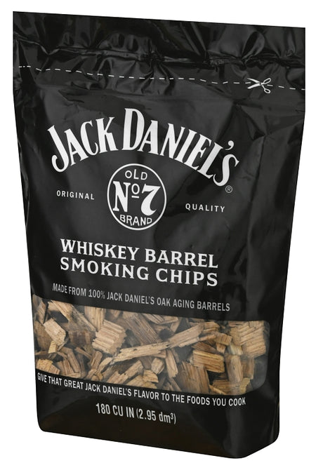 Jack Daniel's 1749 Smoking Chips, Wood, 180 cu-in Bag, Pack of 6