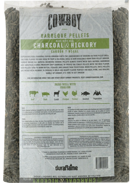 PELLET BBQ CHRCL&HICKORY 20LB